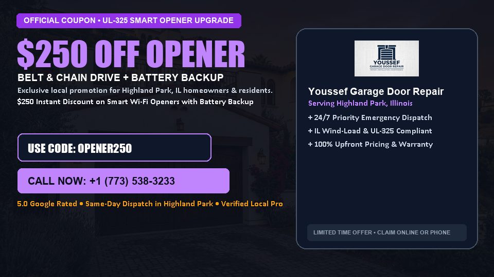 Youssef Garage Door Repair $250 OFF Premium LiftMaster Opener Installation