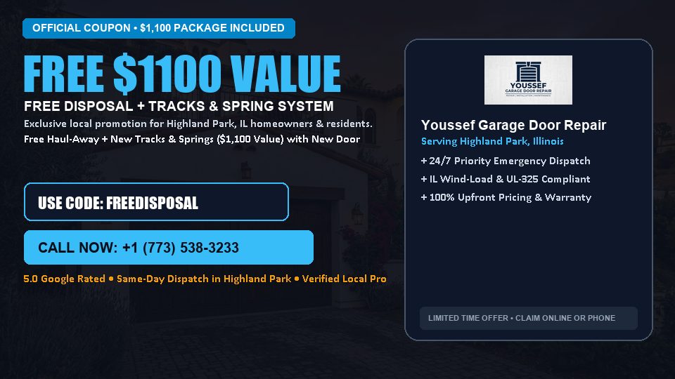 Youssef Garage Door Repair FREE Haul-Away & Heavy-Duty Tracks with New Door